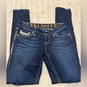 Rock Revival Women's Dark Indigo Skinny Jeans